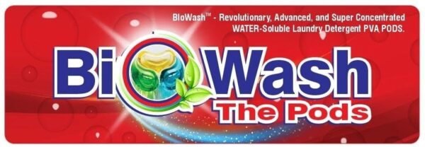 BioWash The Pods Laundry Liquid Detergent 3 Chamber - Image 2
